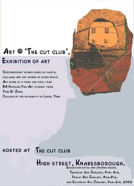 Art @ the Cut Club flyer